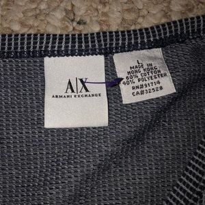 Armani exchange. V neck long sleeve t shirt